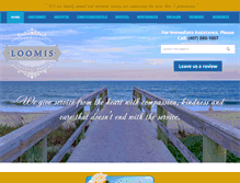 Tablet Screenshot of loomisfuneralhomes.com